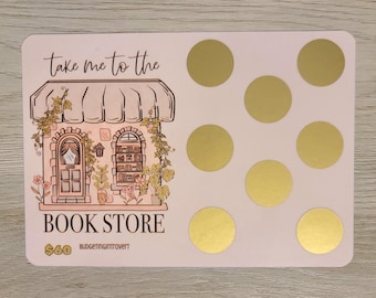 Take Me To The Bookstore Scratch Off Savings Challenge | Budgeting