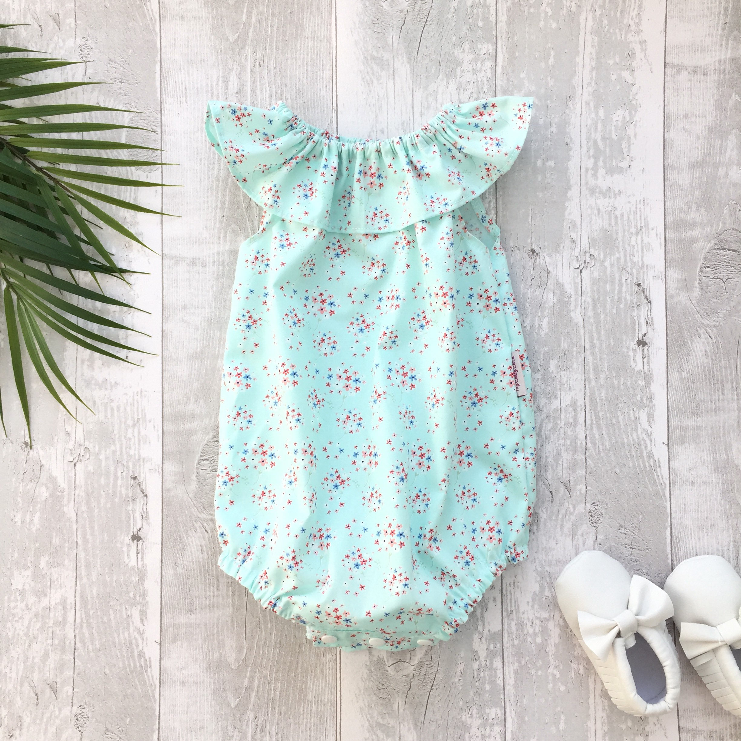 Baby girl romper ruffle collar baby sunsuit baby playsuits Etsy