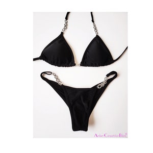 ON SALE!!!!Practice bikini/posing suit/competition bikini NEW, never worn - Black