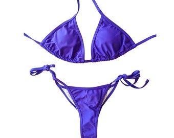 Bikini d'entraînement/costume de pose/bikini de compétition NEUF, jamais porté - violet