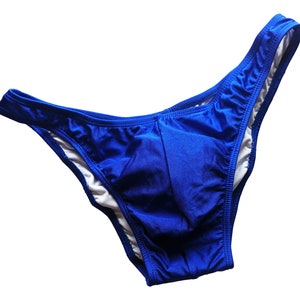 Men's bodybuilding posing trunks / posing fitness suit - Navy blue