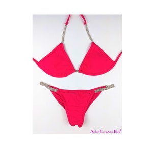 ON SALE !!!!!Practice bikini/posing suit/competition bikini NEW, never worn - Pink