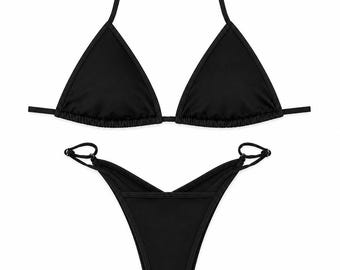 NPC Fit Model Bikini | Competition Stage Suit | Adjustable Bottoms Posing Bikini | Choose your color