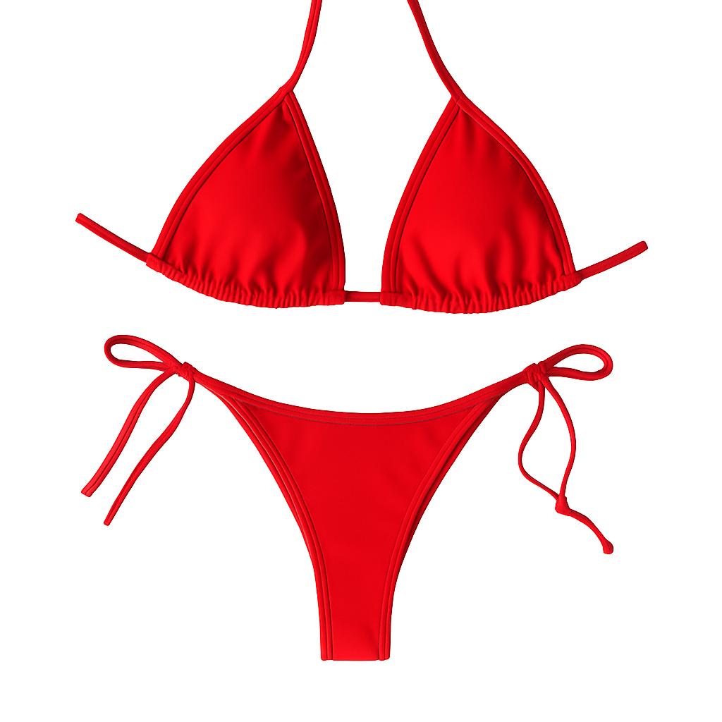 Fitness bikini base red - Etsy 日本