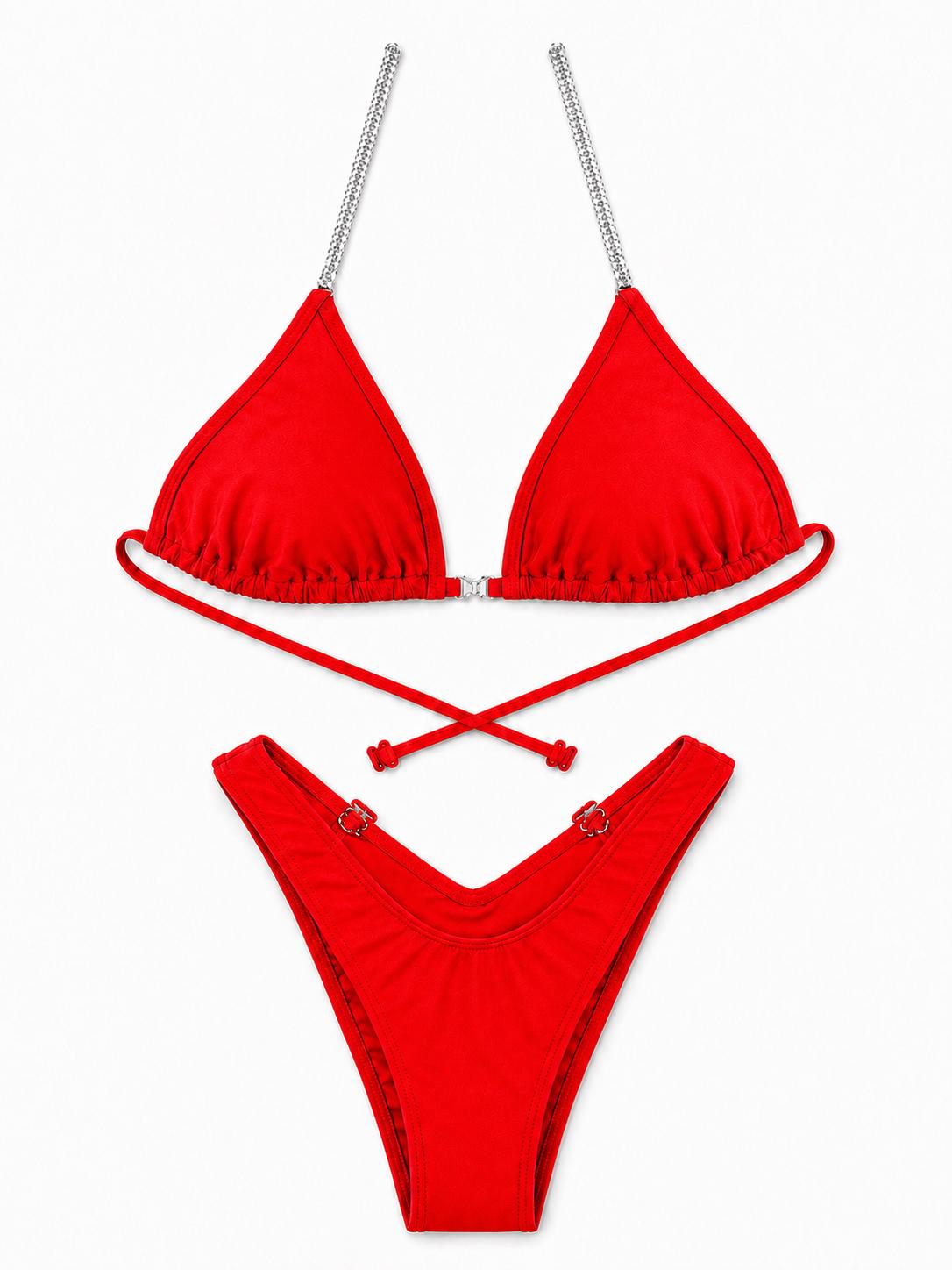 競技用 フィットネスビキニ レッド Fitness bikini base red - Etsy 日本