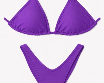 Wellness Competition Bikini | Practice and Posing Suit - Purple