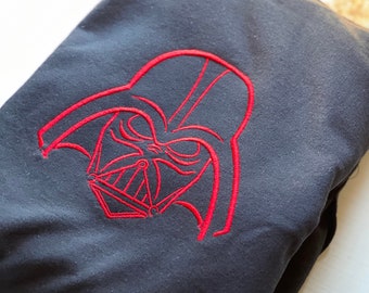 Vader Embroidered Sweatshirt | Star Embroidered Shirt