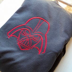Embroidered Sweatshirt | Disney Sweatshirt | Darth Vader | Star Wars Sweatshirt | Disney World Galaxy’s Edge | Disneyland Sweatshirt