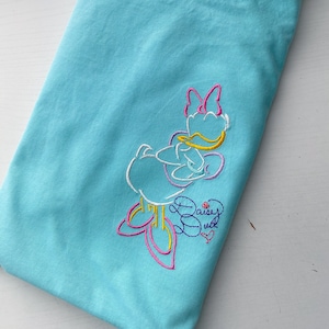 Daisy Donald Embroidered Shirt | Disney Embroidered Shirt | Disney Embroidered Sweatshirt