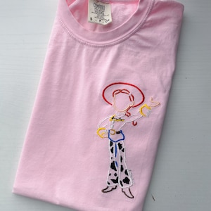 Jessie Cowgirl Embroidered Shirt | Disney Embroidered Shirt | Disney Embroidered Sweatshirt