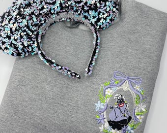 Ursula Coquette Embroidered Shirt | Disney Villain Embroidered Shirt