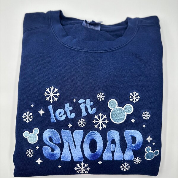 XL Ready To Ship | Size X-Large |Embroidered Sweatshirts |  Disney Embroidered Sweatshirts