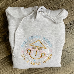 Small World Embroidered Sweatshirt | Disney World It’s A Small World Embroidered Sweatshirt | Hoodie