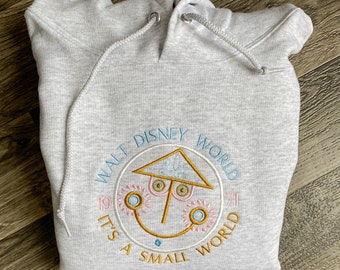 Small World Embroidered Sweatshirt | Disney World It’s A Small World Embroidered Sweatshirt | Hoodie