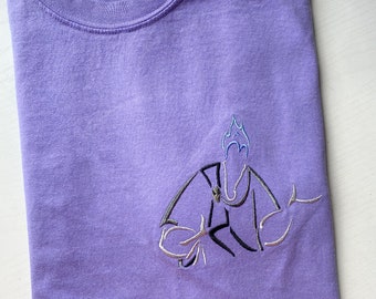 Hades Embroidered Shirt | Disney Villain Embroidered Shirt | Disney Hercules Shirt