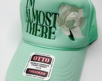Embroidered Tiana Magnolia Hat: French Quarter Style