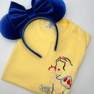 Snow White Embroidered Shirt | Disney Embroidered Shirt | Disney World Shirt | Disneyland Shirt