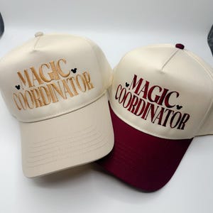 Magic Coordinator Embroidered Hat | Disney Embroidered Hat | Disney World | Disneyland