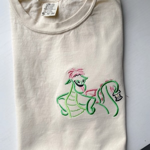 Elliot Dragon Embroidered T-shirt | Disney Pete’s Dragon Embroidered T-shirt | Disney World Shirt | Disneyland Shirt