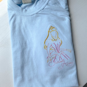 Sleeping Beauty Embroidered Shirt | Disney Princess Aurora Embroidered Shirt