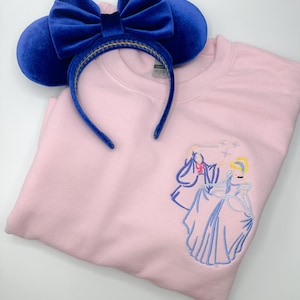 Fairy Godmother and Princess Embroidered T-shirt | Princess Embroidered Shirt