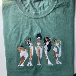 The Muses Embroidered T-shirt | Hercules Embroidered T-shirt | Disney World | Disneyland Embroidered Shirt