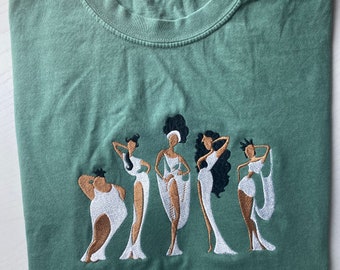 The Muses Embroidered T-shirt | Hercules Embroidered T-shirt | Disney World | Disneyland Embroidered Shirt