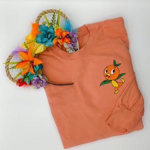 Orange Bird Embroidered T-shirt | Epcot | Magic Kingdom Embroidered T-shirt | Sweatshirt