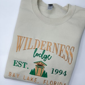 Wilderness Lodge Embroidered Sweatshirt | Disney Resort Embroidered Crewneck