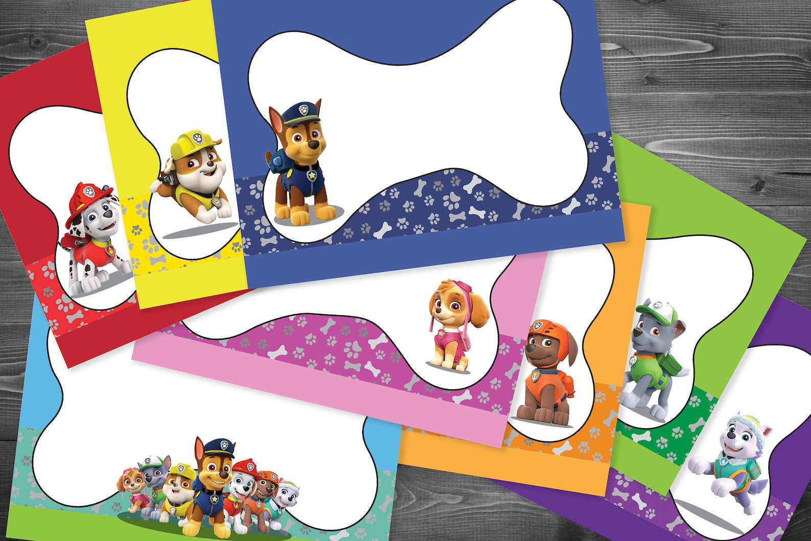 Paw Patrol Customizable Sign Posters Digital Download 11 | Etsy