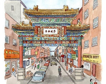 Philadelphia Chinatown Print