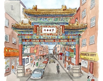 Philadelphia Chinatown Print