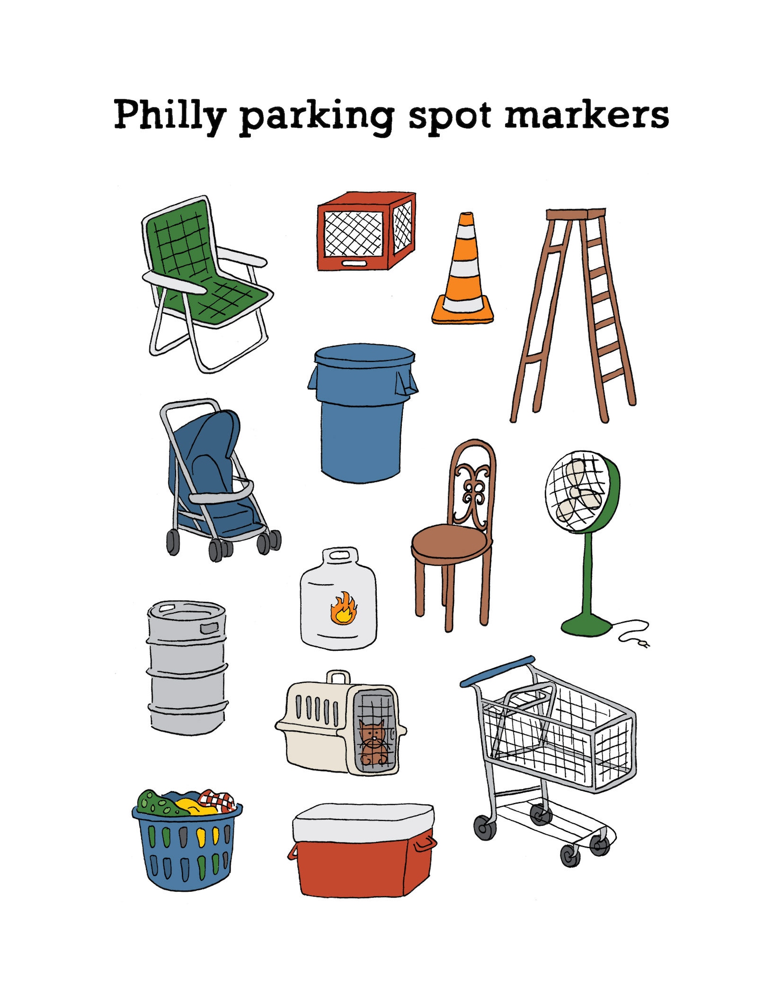 Philly Parking Spot Markers Etsy