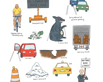 What's blocking the bike lane?
