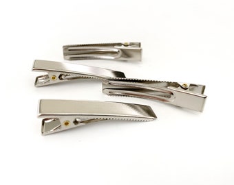 Details about 20 Grosgrain Ribbon Full Covered Metal Double Prong Alligator Hair Clips 48mm Details about 20 Grosgrain Ribbon Full Covered Metal Double Prong Alligator Hair Clips 48mm