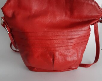 Leather vintage bag | Etsy