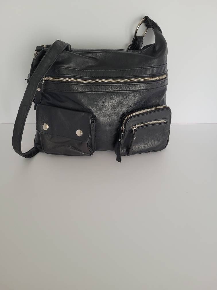 danier leather crossbody bolsa
