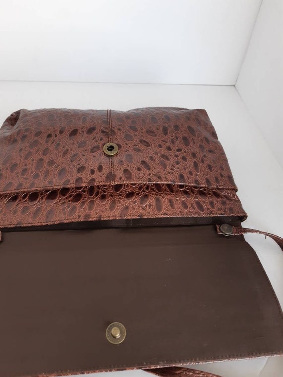 1980s Vintage Sample Leather Bag - image 6