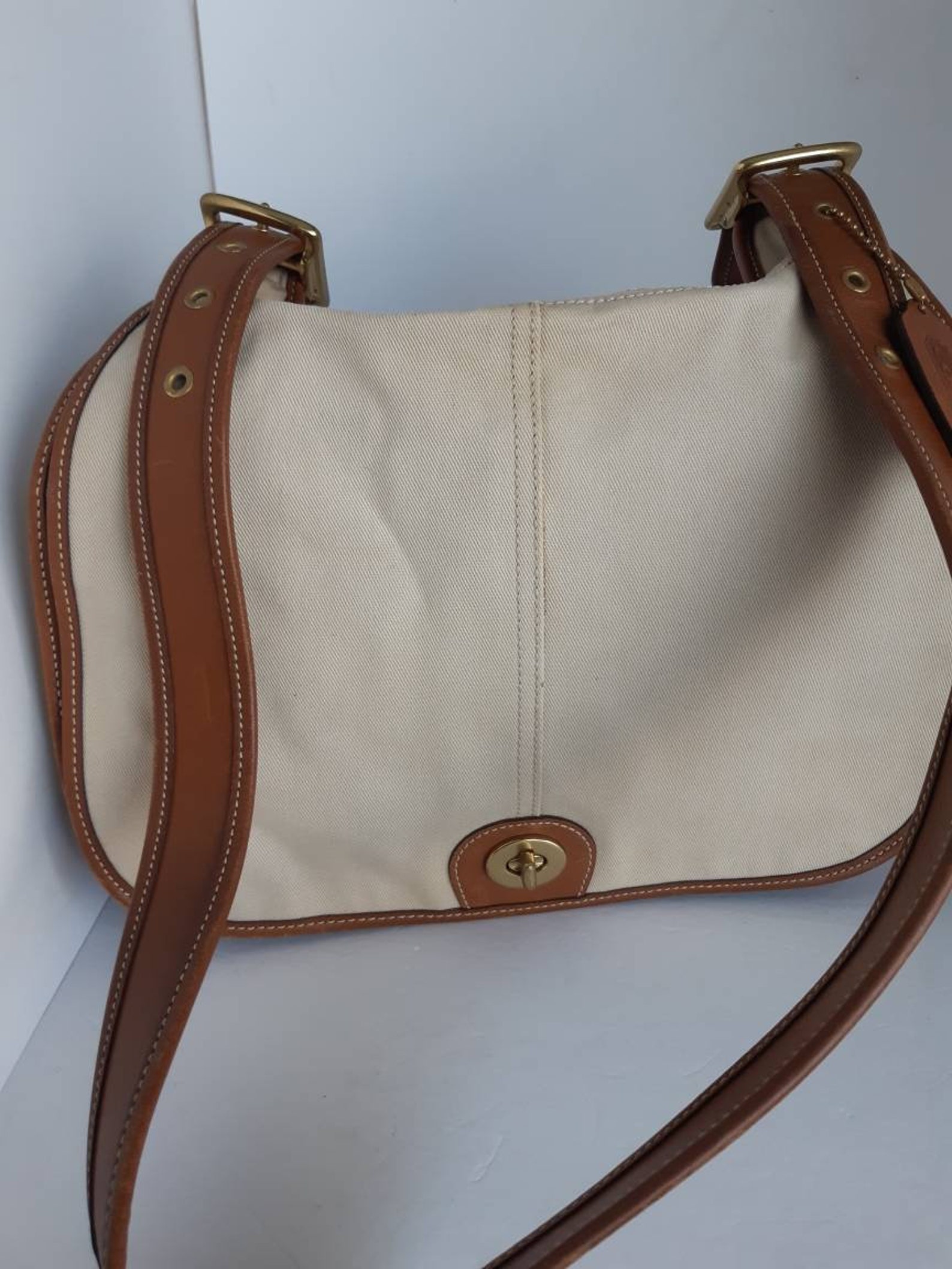 1990s Vintage Coach Shoulder Bag Etsy