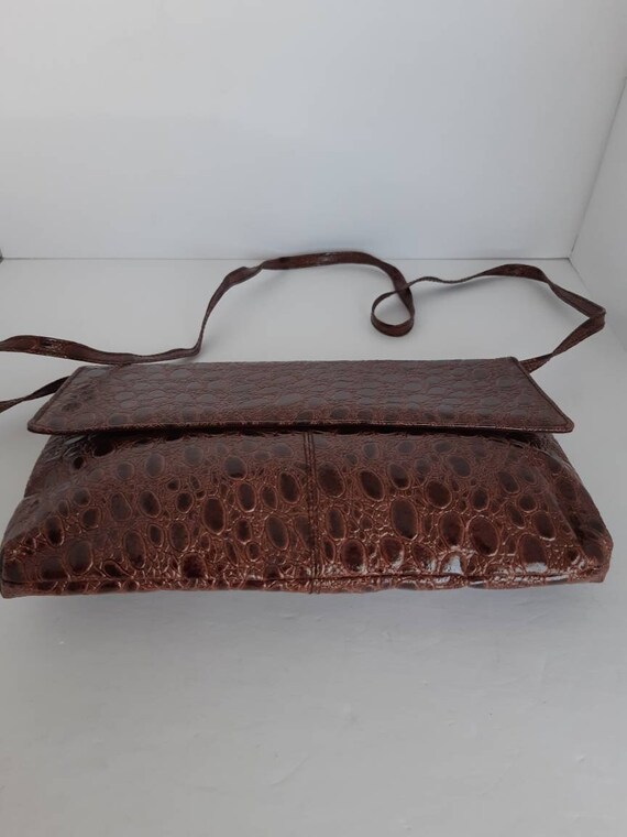 1980s Vintage Sample Leather Bag - image 4