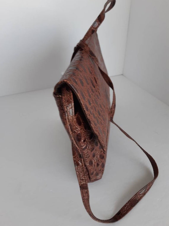 1980s Vintage Sample Leather Bag - image 2