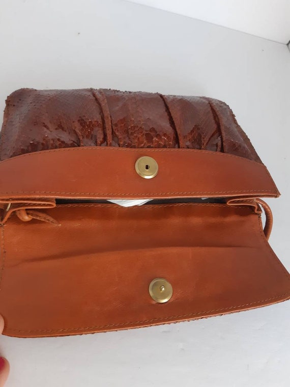 Gorgeous 1970s Leather Bag - image 6