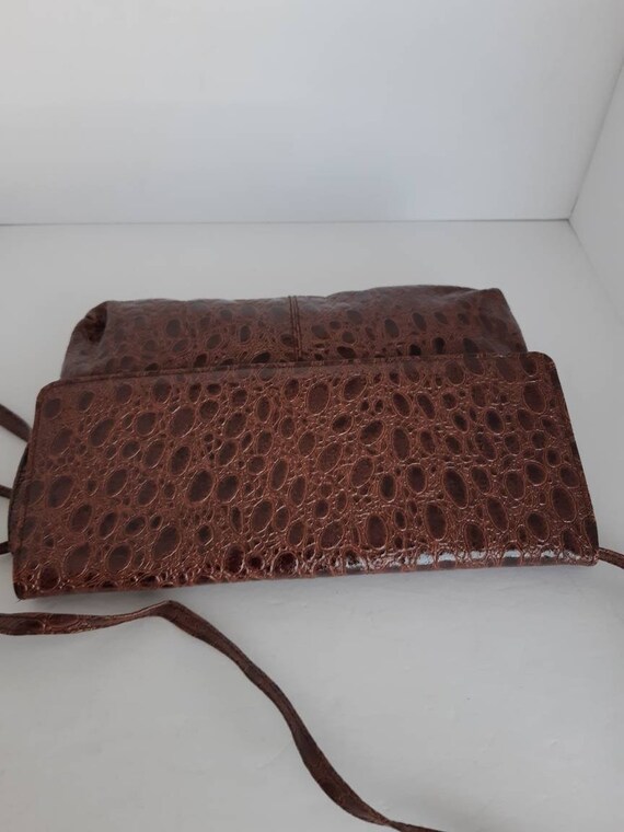 1980s Vintage Sample Leather Bag - image 5