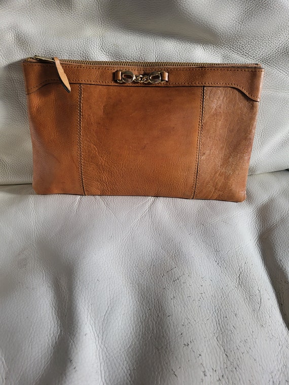 1970s Glo-Belle Leather Clutch