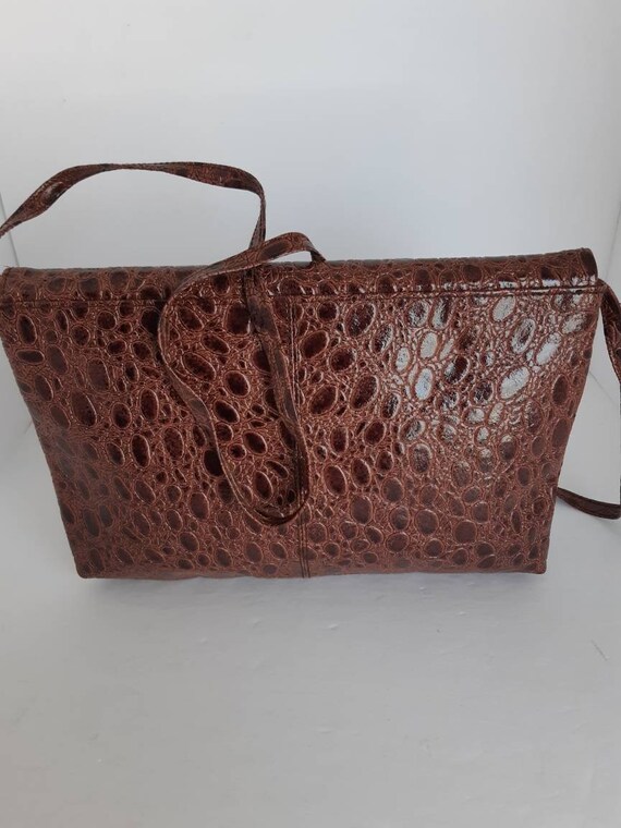 1980s Vintage Sample Leather Bag - image 3