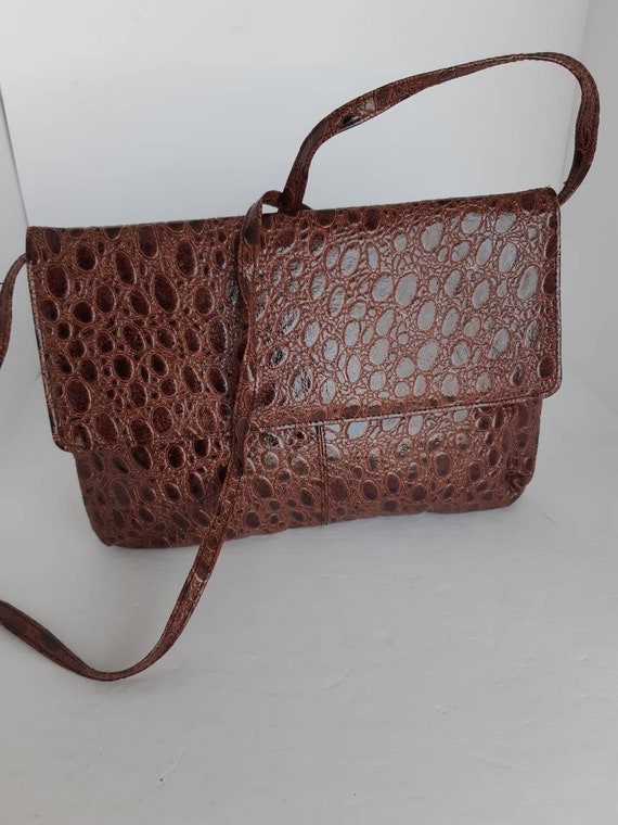 1980s Vintage Sample Leather Bag - image 1