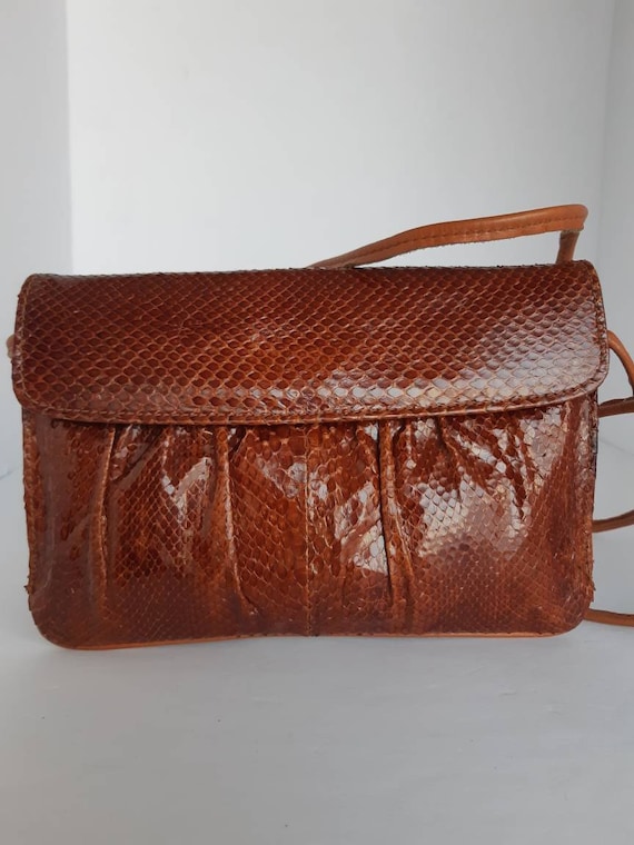 Gorgeous 1970s Leather Bag - image 1