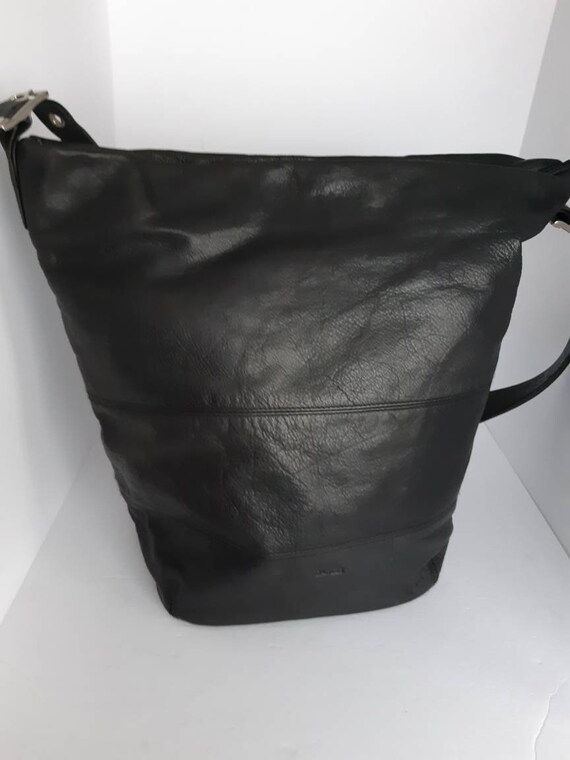Vintage Danier Leather Bucket Bag