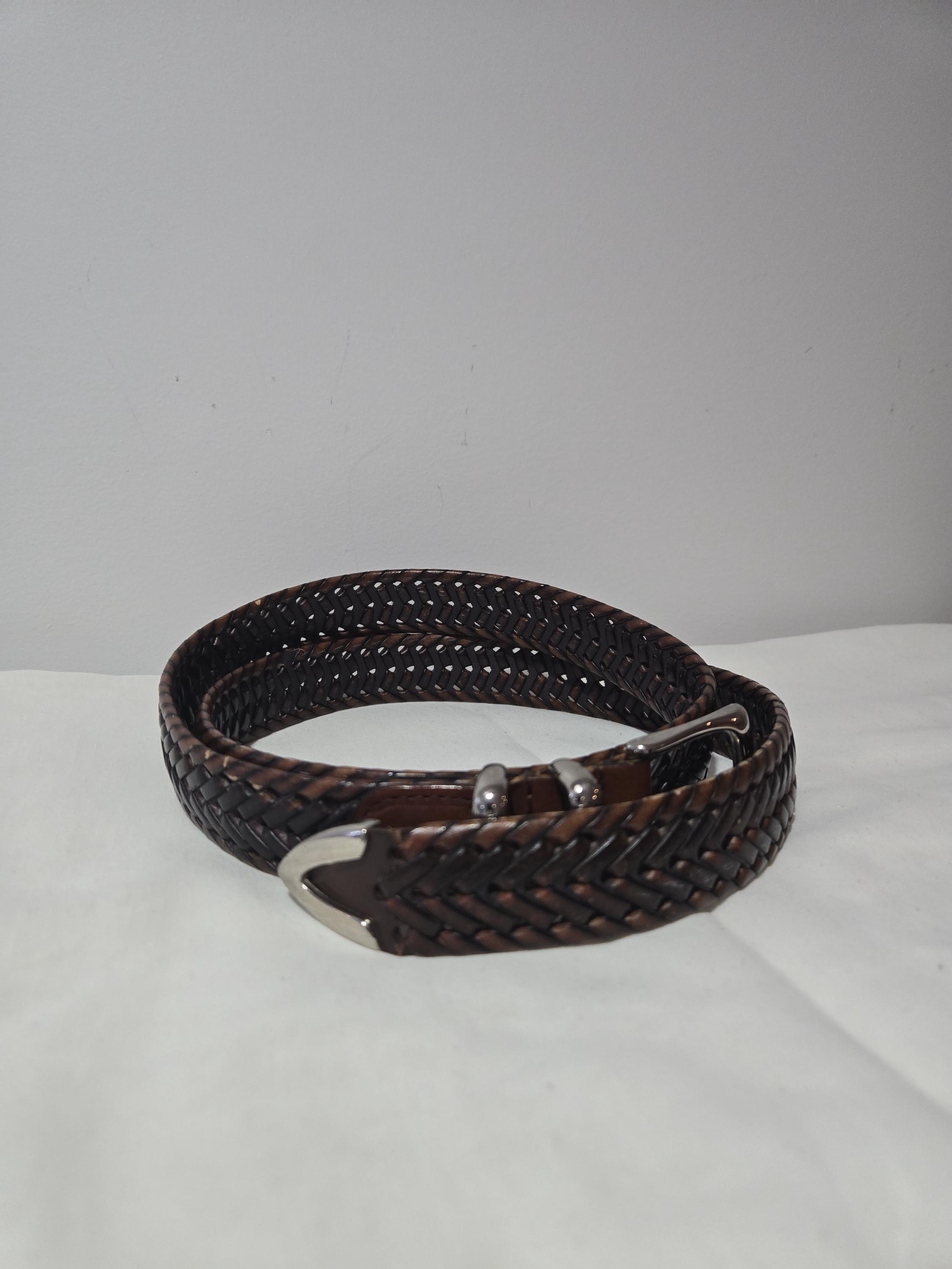 Perry Ellis Woven Leather Belt - Etsy display picture 3
