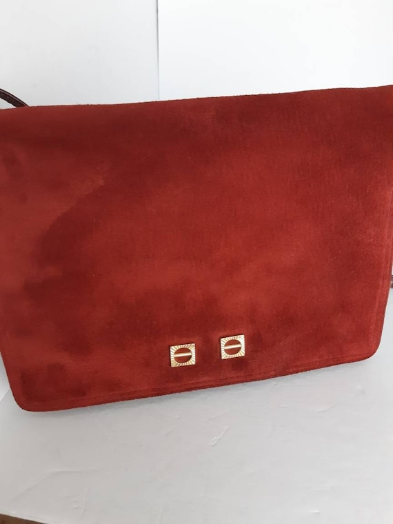 1960s Suede Shoulder Bag
